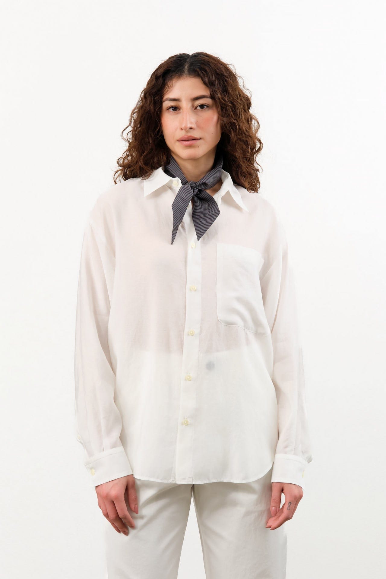 Nicholson & Nicholson Accessories Scarves Knot Scarf in Gray/Wine Gray/Wine / One Size