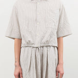 Nicholson & Nicholson Apparel Womens Blouses Linda Top in Gray Stripe