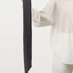 Nicholson & Nicholson Accessories Scarves Loop Scarf in Gray/Wine Gray/Wine / One Size