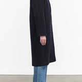 Nicholson and Nicholson Designer Brand Long Button up Trench My Robe Coat in Navy Blue