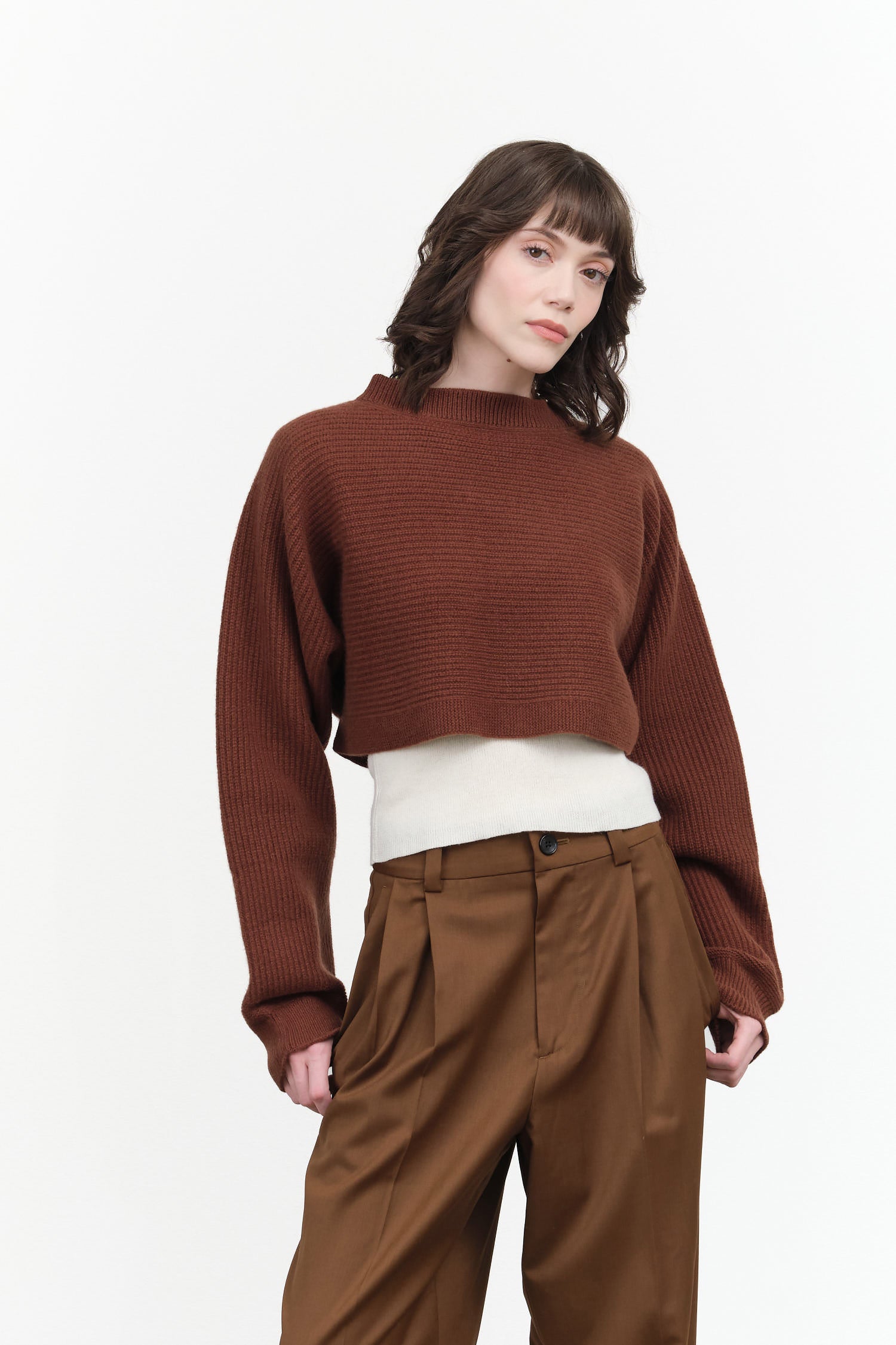 Nicholson and Nicholson Pigalle Top in Brown