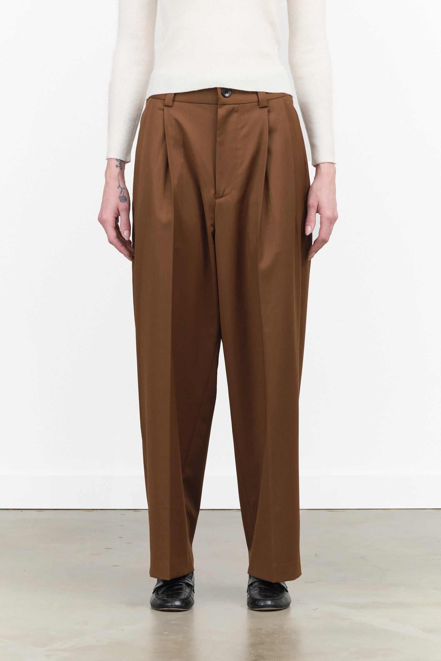 Port Pants by Nicholson and Nicholson in Brown