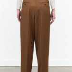 Wide Leg High Waisted Port Pants Slacks in Fall Brown by Nicholson and Nicholson Designer Brand 