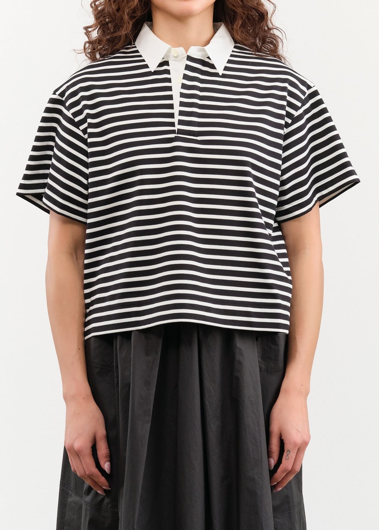 Nicholson & Nicholson Apparel Womens Blouses Rita Top in Black/White