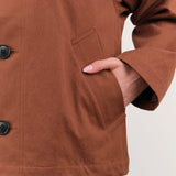 Nicholson & Nicholson Apparel Womens Jackets Romeo Jacket in Brown