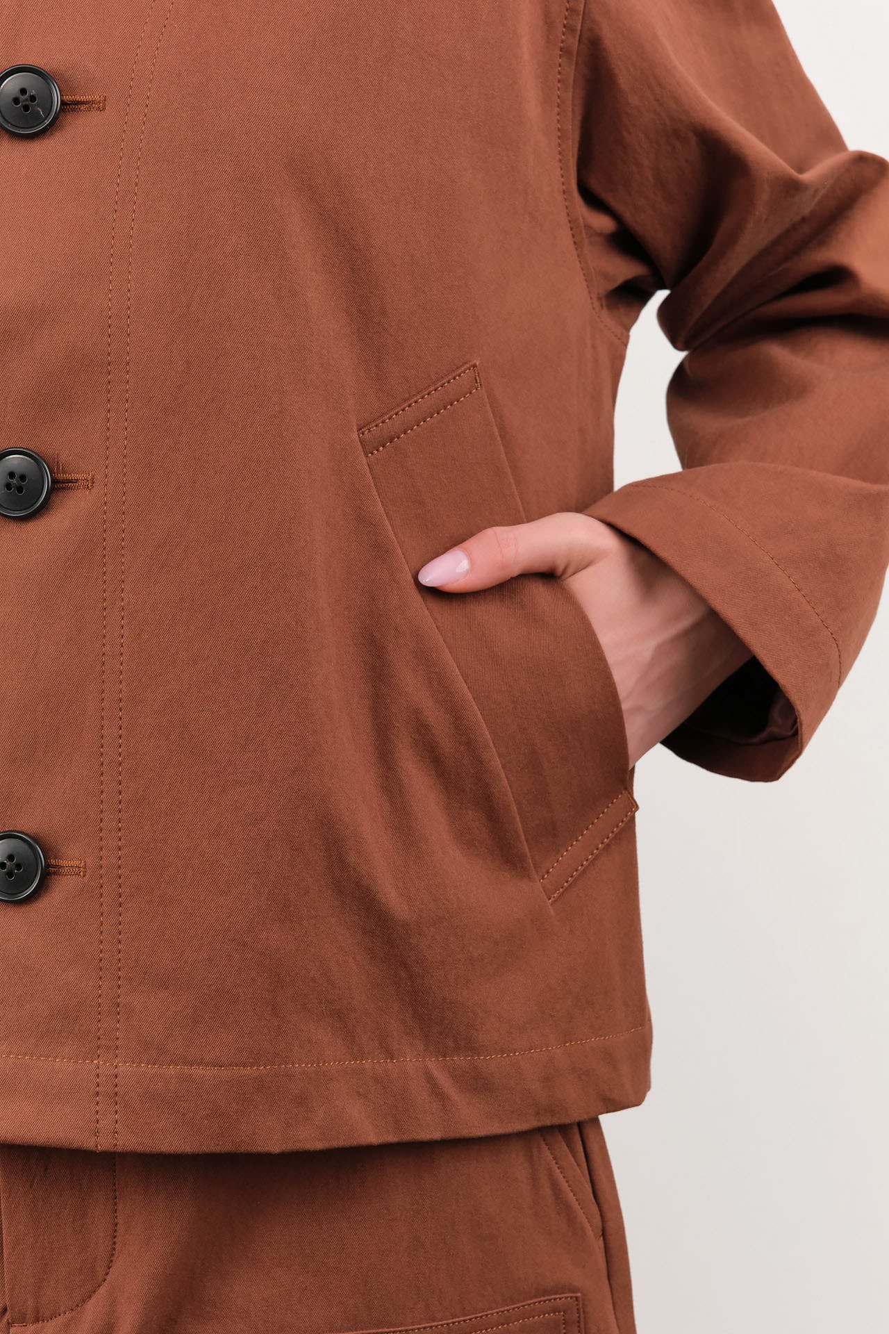 Nicholson & Nicholson Apparel Womens Jackets Romeo Jacket in Brown