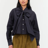 Nicholson and Nicholson Rose Top in Navy