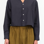 Navy Rose Top by Nicholson and Nicholson