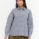 Nicholson and Nicholson Seabreeze Top in Navy Check