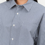 Navy Check Seabreeze Top by Nicholson and Nicholson