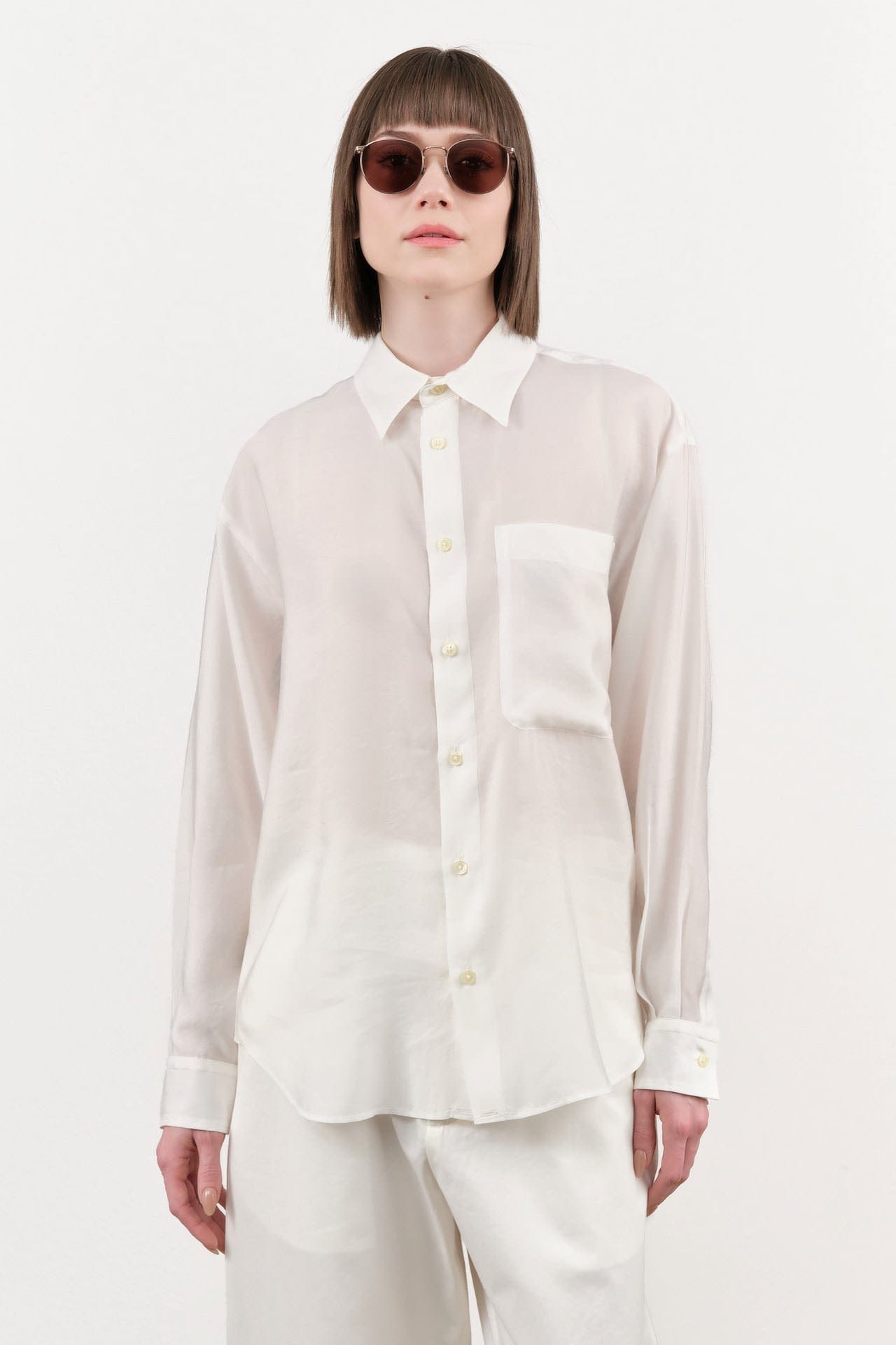 Nicholson & Nicholson Apparel Womens Blouses Silk Clea Top