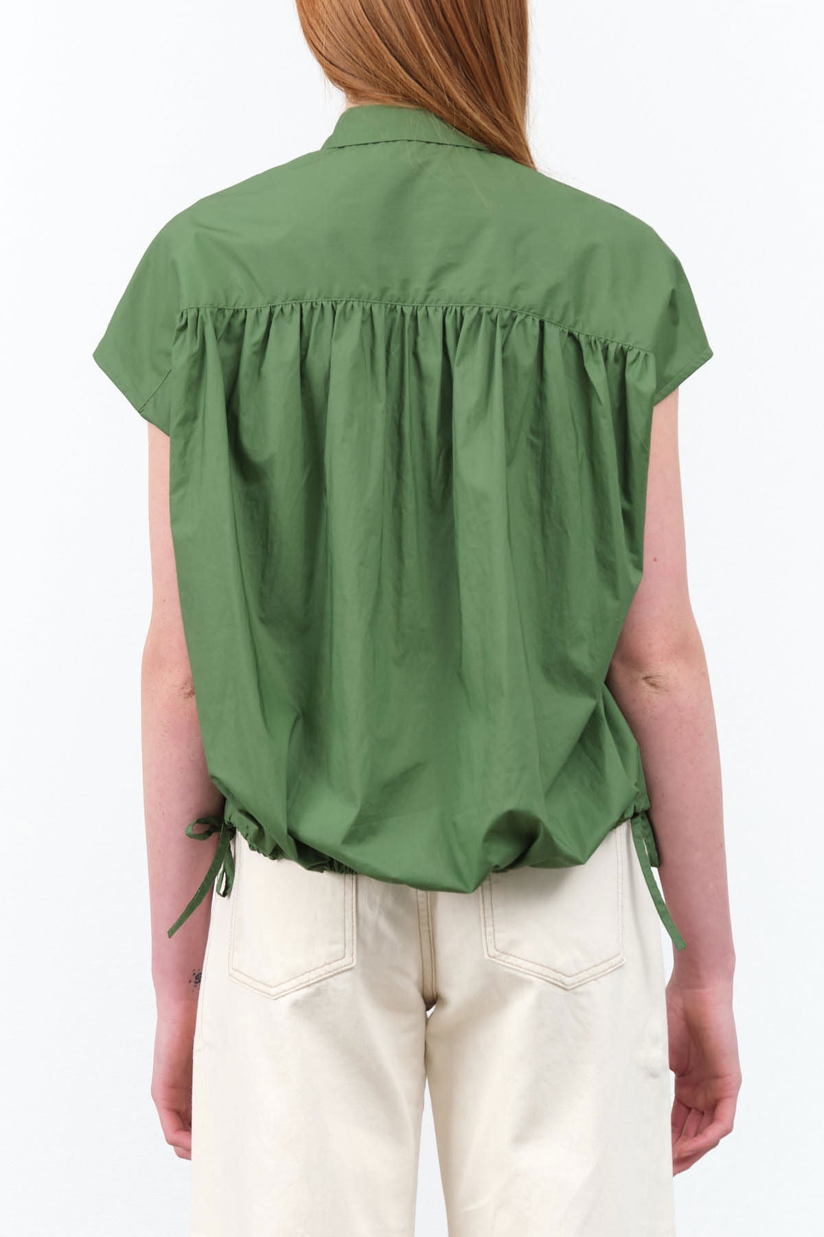 Back view of Tender Top in Green