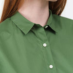 Collar view of Tender Top in Green