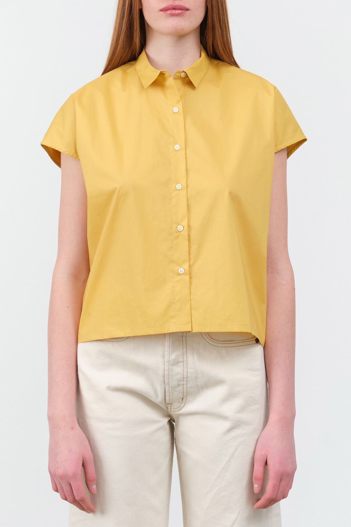 Front view of Tender Top in Yellow