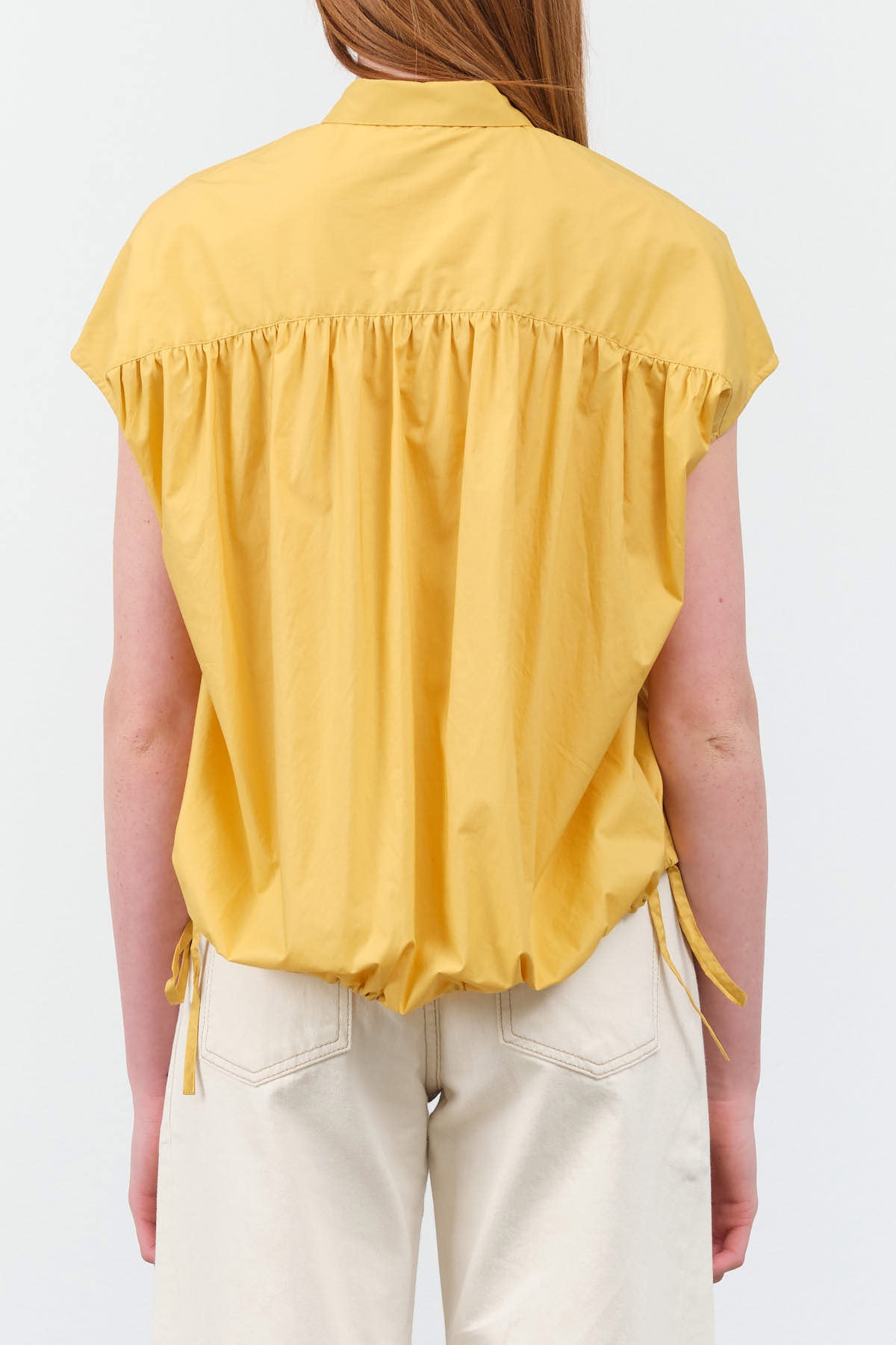 Back view of Tender Top in Yellow