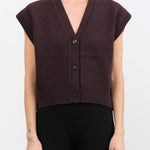 Nicholson & Nicholson Apparel Womens Sweaters Zoe Top in Brown