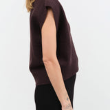 Nicholson & Nicholson Apparel Womens Sweaters Zoe Top in Brown