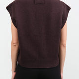 Nicholson & Nicholson Apparel Womens Sweaters Zoe Top in Brown