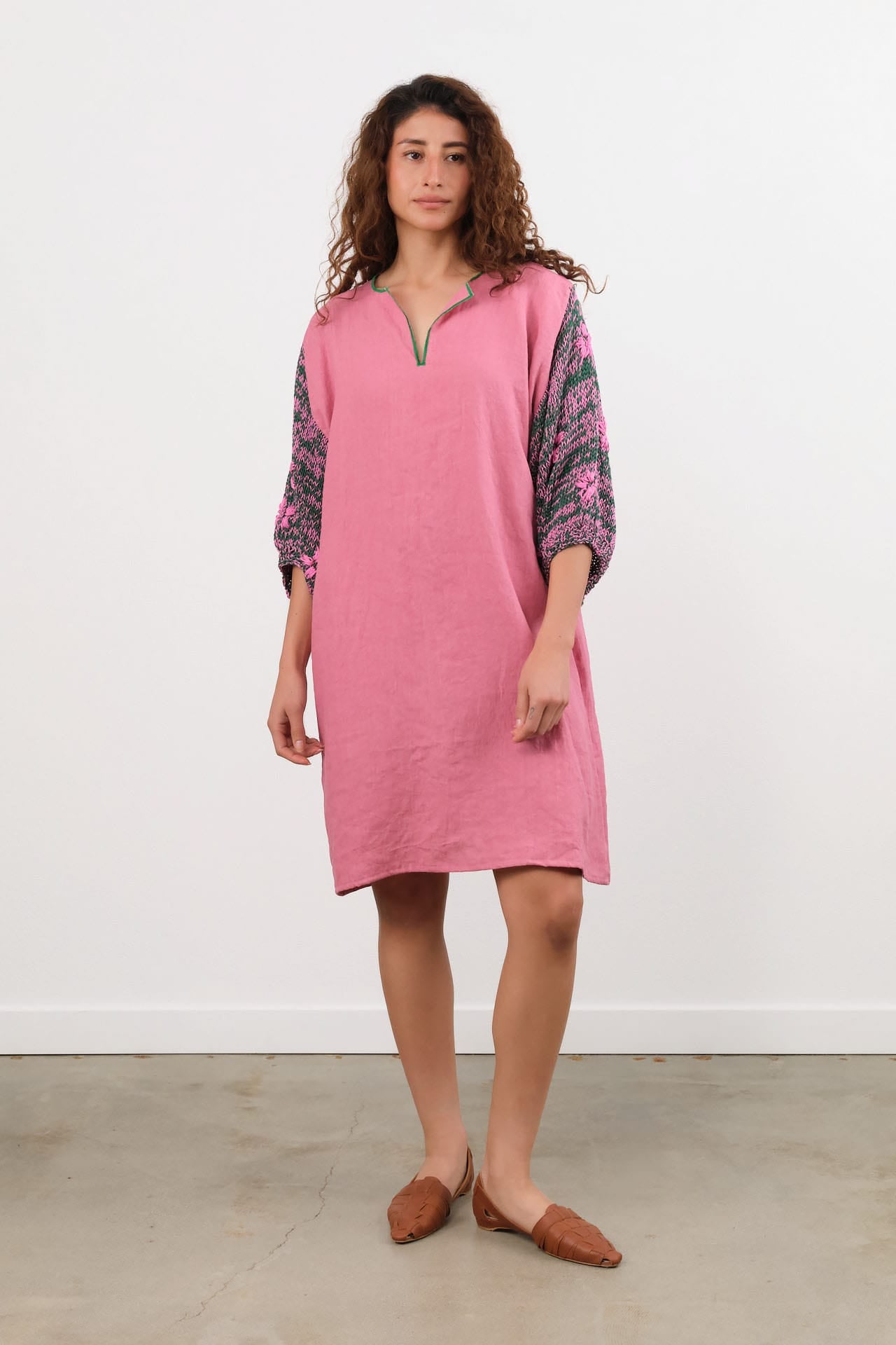 Ninaleuca Apparel Womens Dresses Carolina Dress in Pink Pink / One Size