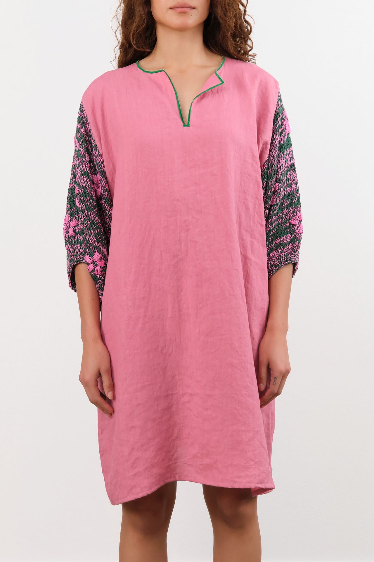 Ninaleuca Apparel Womens Dresses Carolina Dress in Pink Pink / One Size