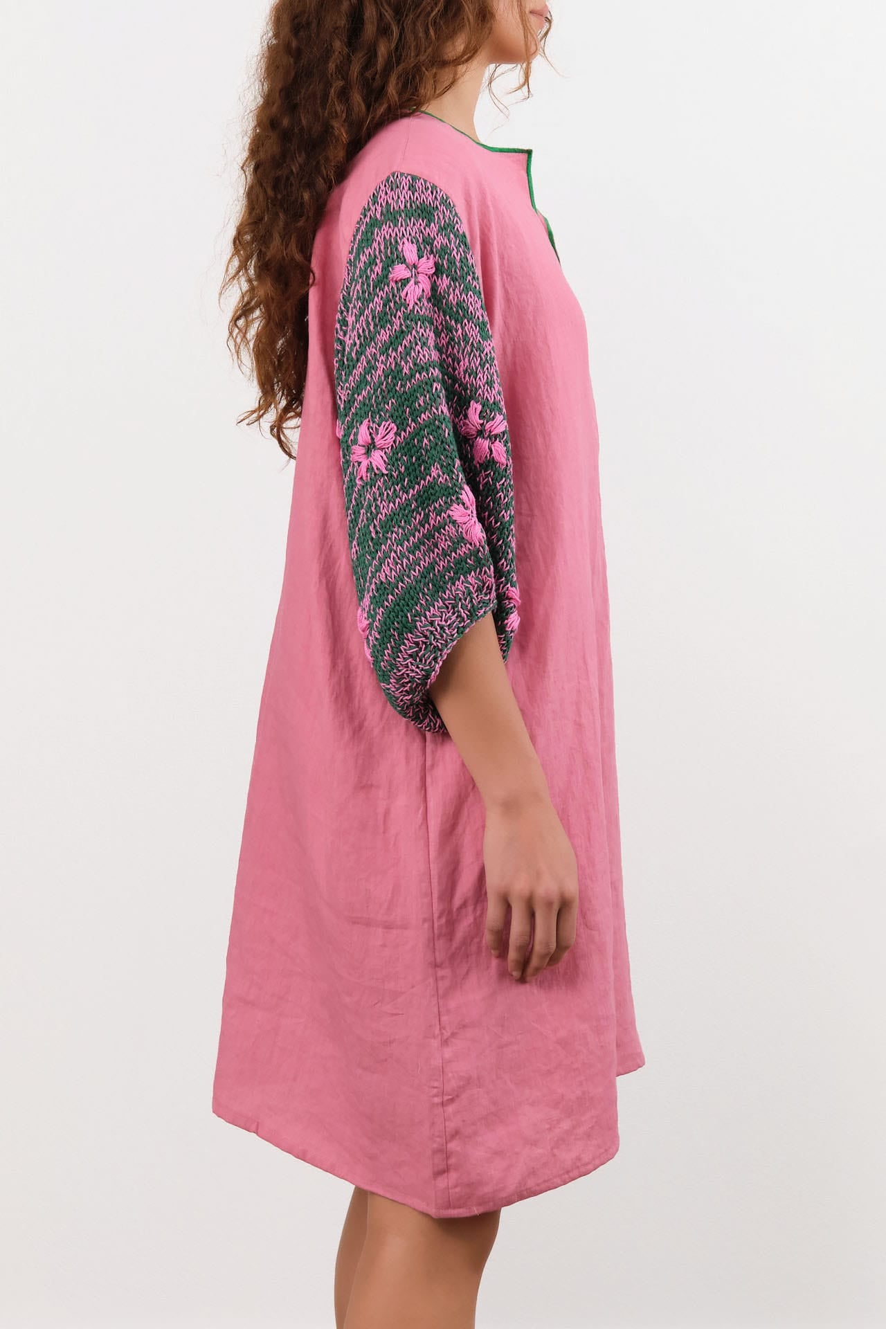 Ninaleuca Apparel Womens Dresses Carolina Dress in Pink Pink / One Size