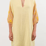 Ninaleuca Apparel Womens Dresses Carolina Dress in Yellow Yellow / One Size