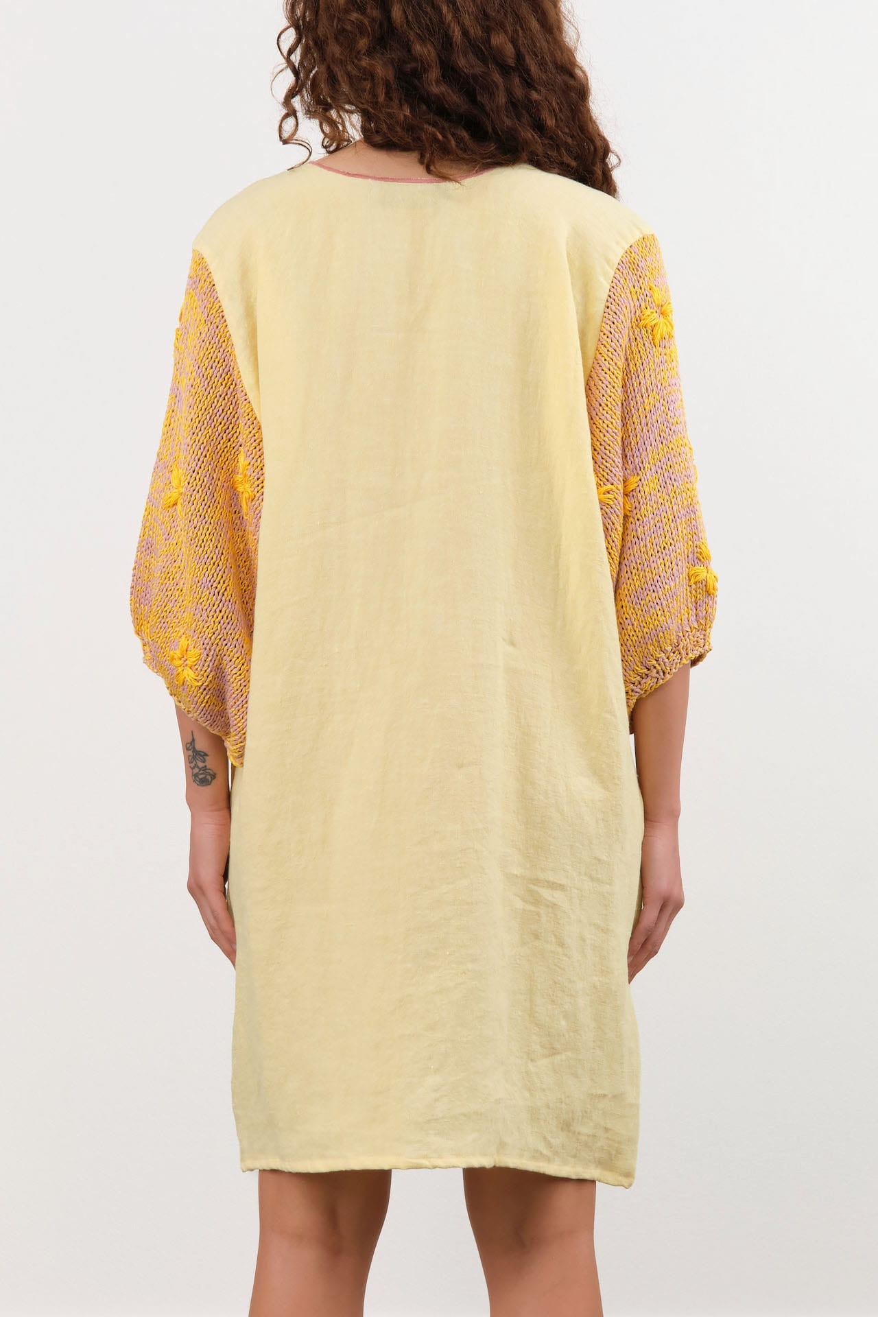 Ninaleuca Apparel Womens Dresses Carolina Dress in Yellow Yellow / One Size