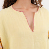 Ninaleuca Apparel Womens Dresses Carolina Dress in Yellow Yellow / One Size