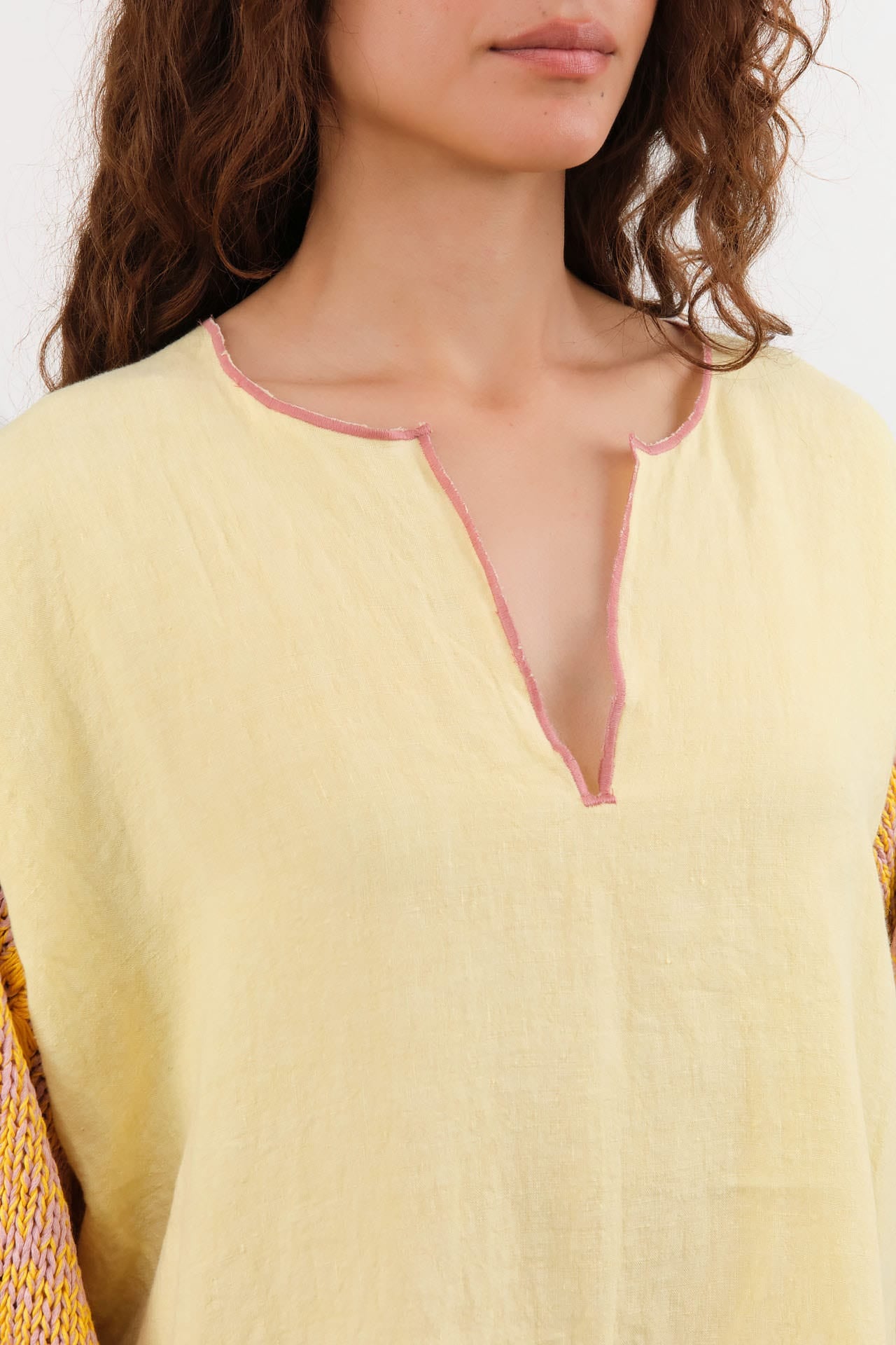 Ninaleuca Apparel Womens Dresses Carolina Dress in Yellow Yellow / One Size