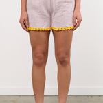 Ninaleuca Apparel Womens Shorts Crochet Shorts in Pink Pink / One Size