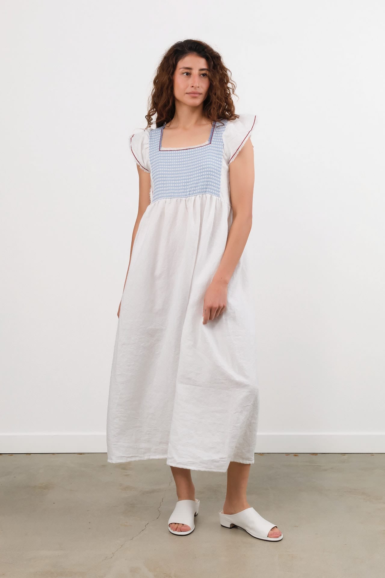 Ninaleuca Apparel Womens Dresses Jilly Dress White / One Size