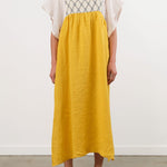 Ninaleuca Apparel Womens Dresses Laura Dress in Ocra Ocra / One Size