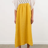 Ninaleuca Apparel Womens Dresses Laura Dress in Ocra Ocra / One Size