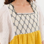Ninaleuca Apparel Womens Dresses Laura Dress in Ocra Ocra / One Size