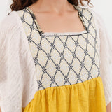 Ninaleuca Apparel Womens Dresses Laura Dress in Ocra Ocra / One Size