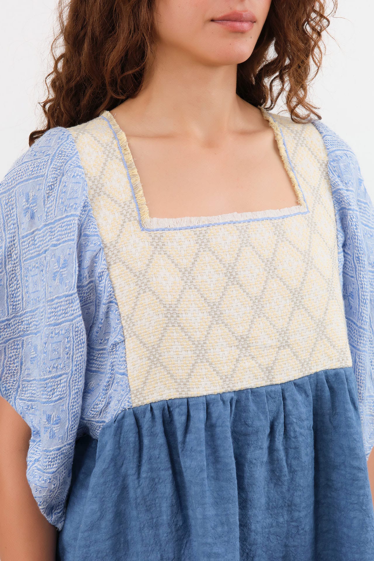 Ninaleuca Apparel Womens Dresses Laura Short Dress Blue / One Size