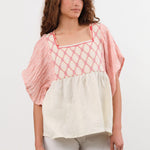 Ninaleuca Apparel Womens Blouses Laura Top Cream / One Size