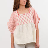 Ninaleuca Apparel Womens Blouses Laura Top Cream / One Size