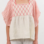 Ninaleuca Apparel Womens Blouses Laura Top Cream / One Size