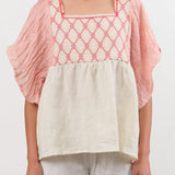 Ninaleuca Apparel Womens Blouses Laura Top Cream / One Size