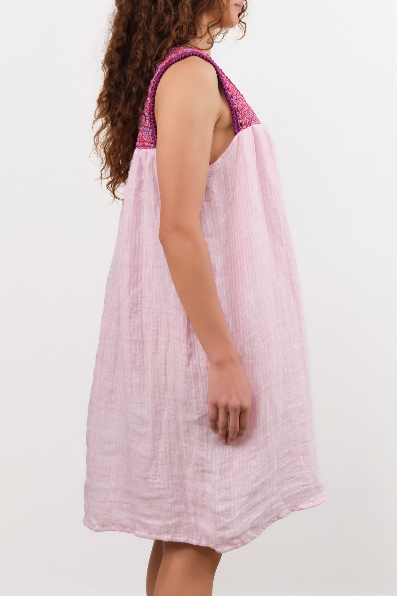 Ninaleuca Apparel Womens Dresses Linda Short Dress Pink / One Size