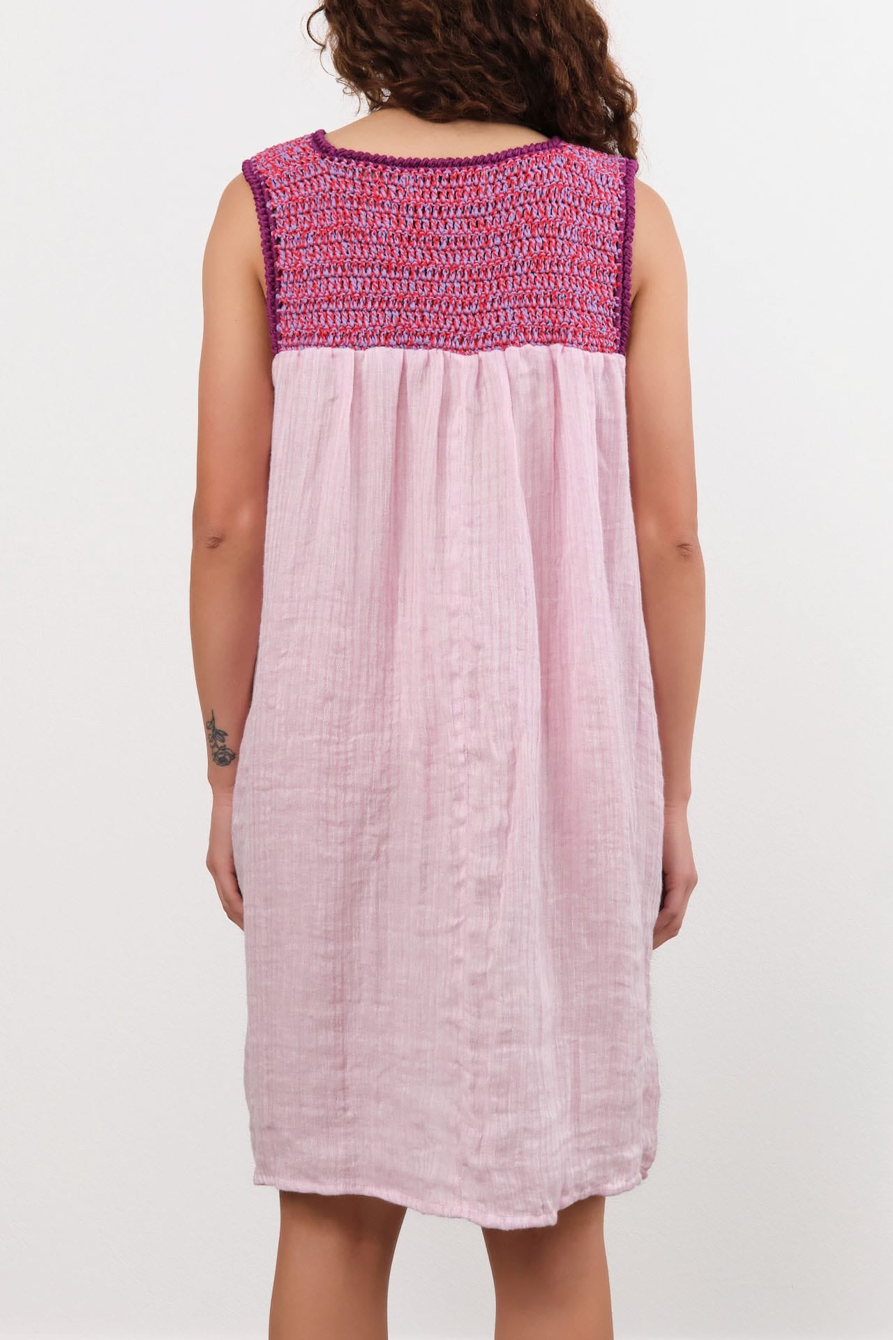 Ninaleuca Apparel Womens Dresses Linda Short Dress Pink / One Size