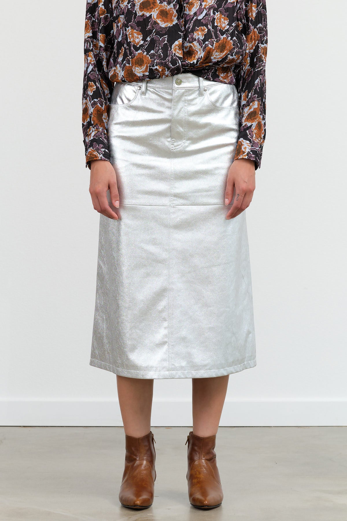 Aimee Skirt by No. 6 in Silver