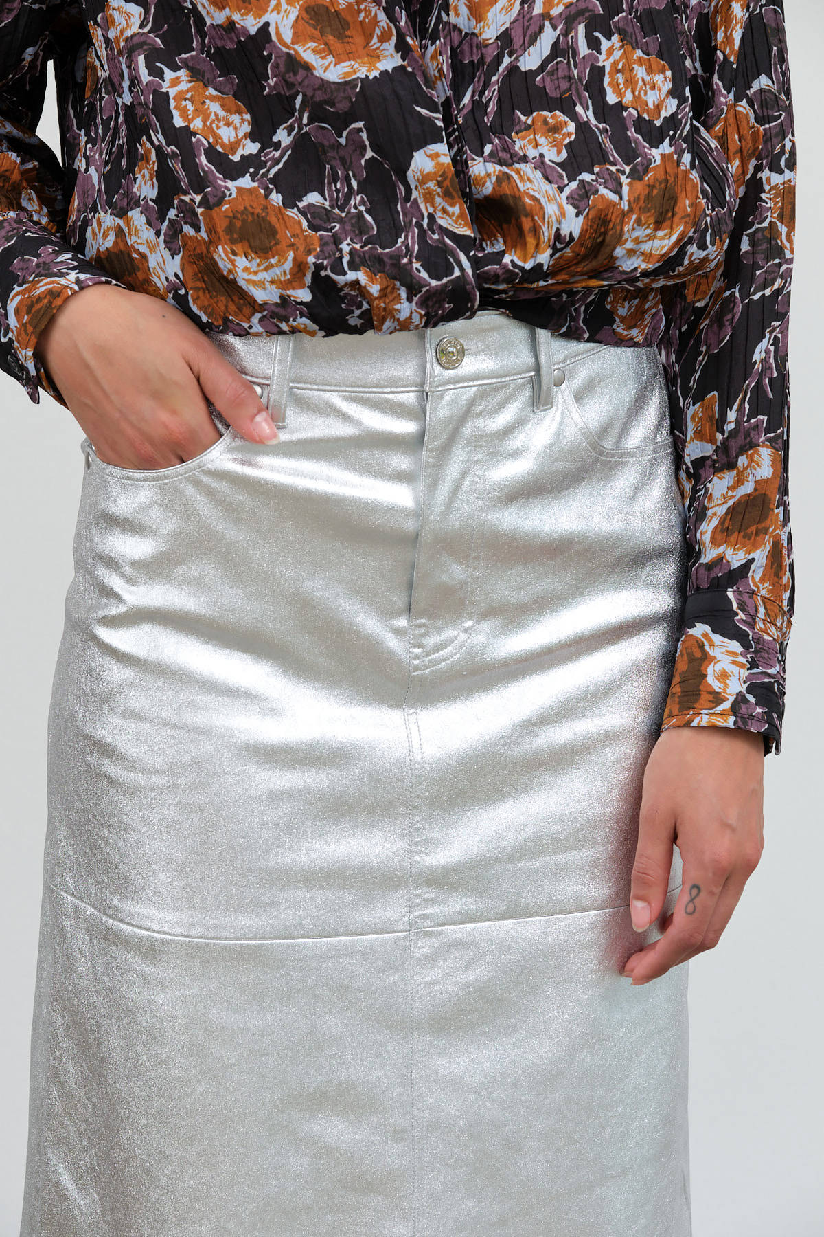 Silver Aimee Skirt by No. 6