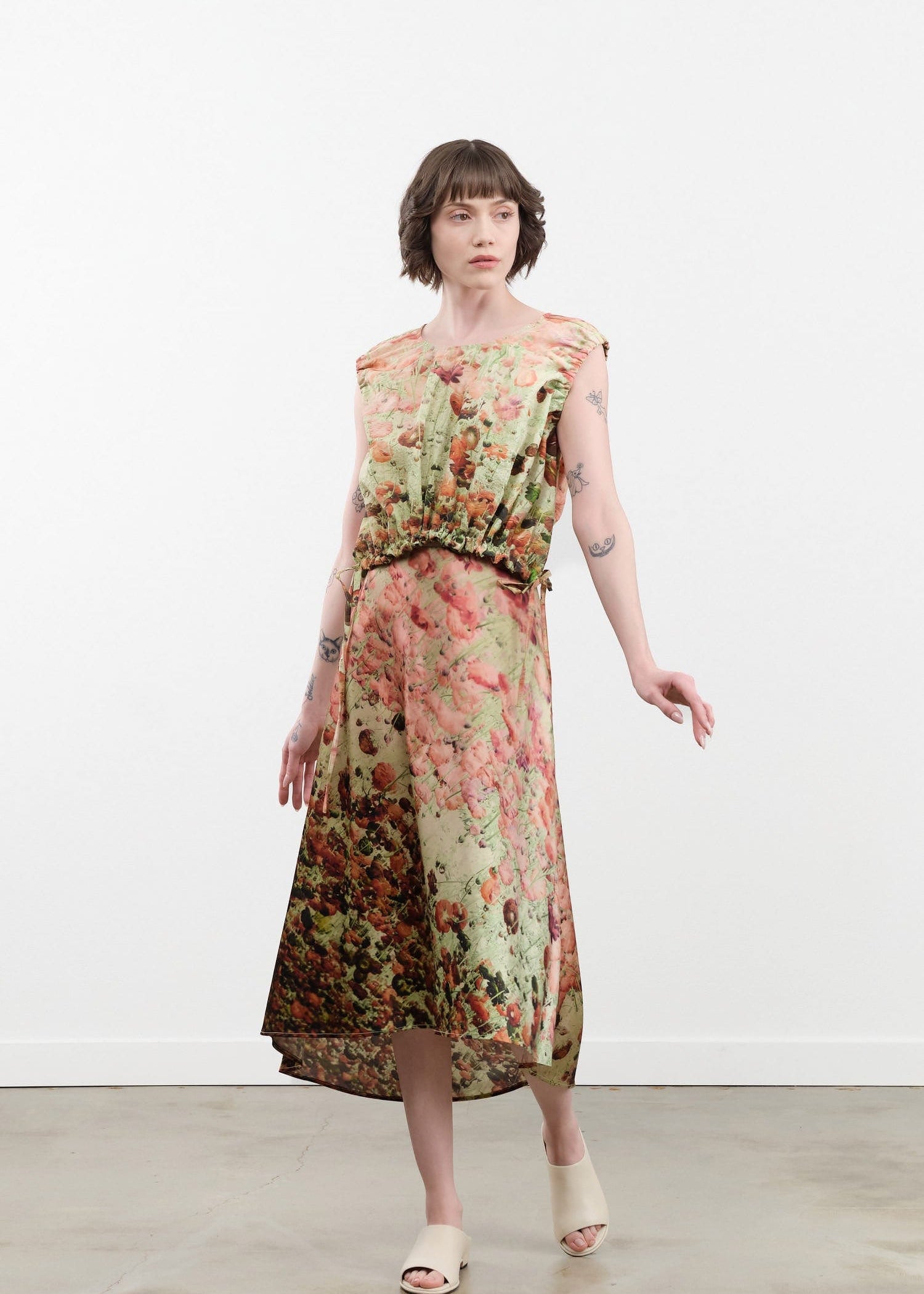 No. 6 Apparel Womens Skirts Mitta Skirt Auburn Floral / XSmall