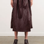 No. 6 Apparel Womens Skirts Mel Skirt in Bordeaux