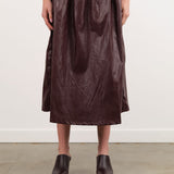 No. 6 Apparel Womens Skirts Mel Skirt in Bordeaux