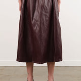 No. 6 Apparel Womens Skirts Mel Skirt in Bordeaux