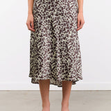 No. 6 Apparel Womens Skirts Mitta Skirt in Mint Ink Blot