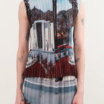 No. 6 Apparel Womens Blouses Rae Tank in Cinema